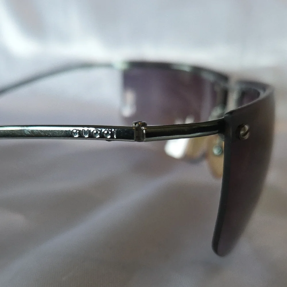 Gucci Rimless Sunglasses with Gradient Lenses - Picture 8 of 14